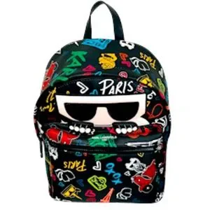 Karl Lagerfeld multi logo print mini backpack Karl Lagerfeld | Bags | Karl Lagerfeld Backpack With Pouch  main image 3